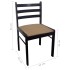 Sillas de comedor 2 uds madera maciza caucho terciopelo