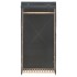 Armario de tela gris 79x40x170