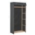 Armario de tela gris 79x40x170