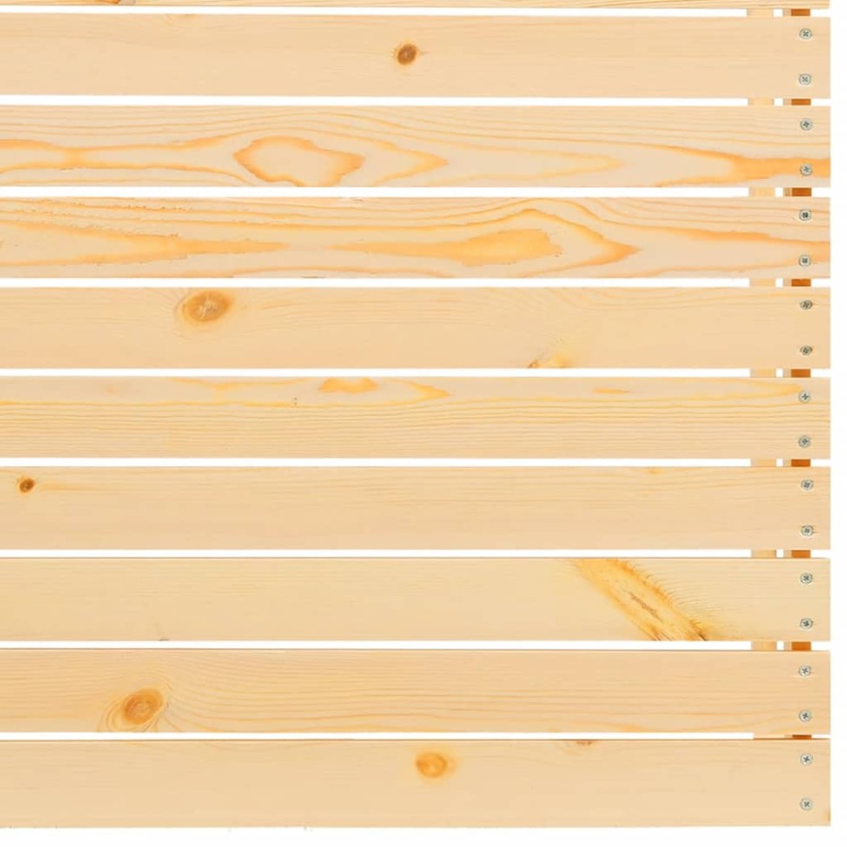 Sofá central para jardín y cojines madera maciza acacia