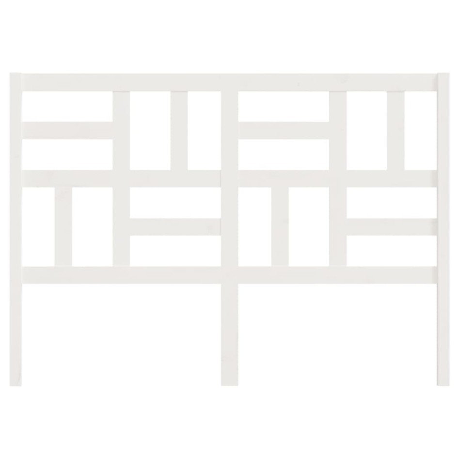 Cabecero de cama madera maciza de pino blanco 141x4x104