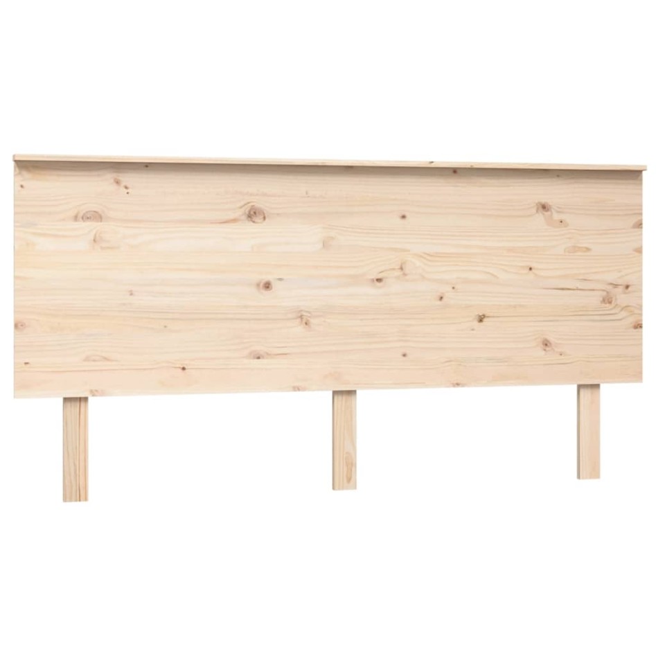Cabecero de cama madera maciza de pino 164x6x82,5