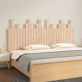 Cabecero de cama de pared madera maciza de pino 166x3x80