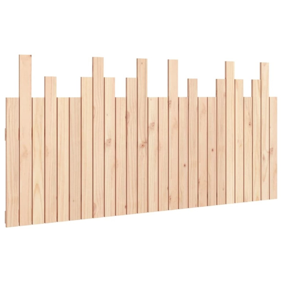 Cabecero de cama de pared madera maciza de pino 166x3x80