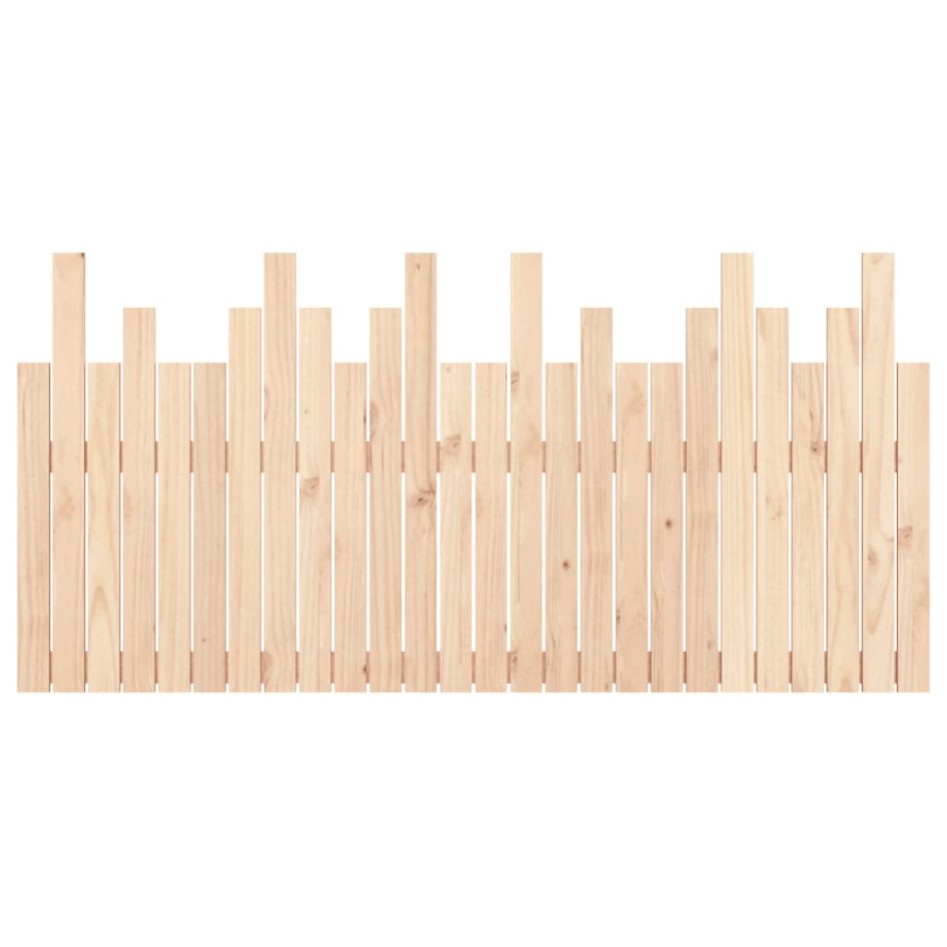 Cabecero de cama de pared madera maciza de pino 166x3x80