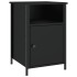 Mesitas de noche 2 uds madera contrachapada negro 40x42x60