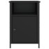 Mesitas de noche 2 uds madera contrachapada negro 40x42x60