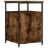 Mesitas noche 2 uds madera contrachapada roble humo 40x42x60
