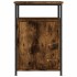 Mesitas noche 2 uds madera contrachapada roble humo 40x42x60