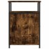 Mesitas noche 2 uds madera contrachapada roble humo 40x42x60