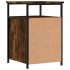 Mesitas noche 2 uds madera contrachapada roble humo 40x42x60