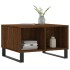 Mesa de centro madera contrachapada marrón roble 60x50x36,5