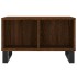 Mesa de centro madera contrachapada marrón roble 60x50x36,5