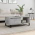 Mesa de centro madera contrachapada gris hormigón 90x50x36,5