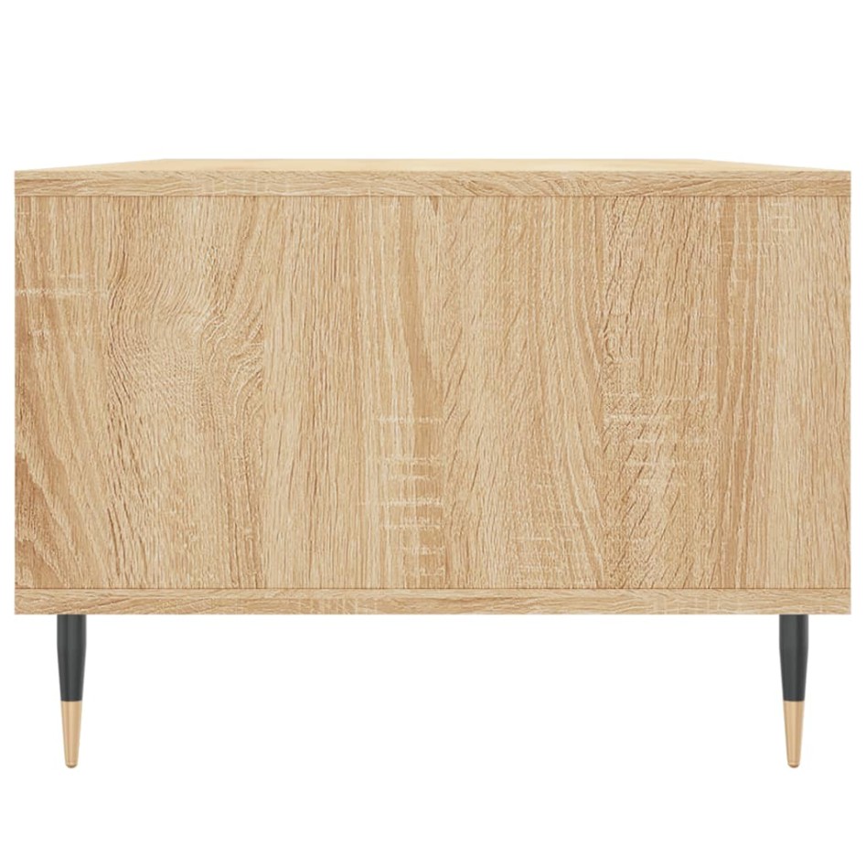 Mesa de centro madera contrachapada roble Sonoma 90x50x36,5