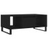 Mesa de centro madera contrachapada negro 90x50x36,5