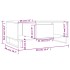 Mesa de centro madera contrachapada negro 90x50x36,5