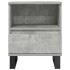 Mesitas noche 2 uds madera ingeniería gris hormigón 40x35x50