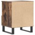 Mesitas noche 2 uds madera ingeniería roble ahumado 40x35x50