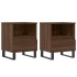 Mesitas noche 2 uds madera ingeniería marrón roble 40x35x50