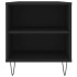 Mesa de centro madera de ingeniería negro 102x44,5x50