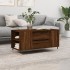 Mesa de centro madera de ingeniería marrón roble 102x44,5x50