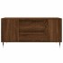 Mesa de centro madera de ingeniería marrón roble 102x44,5x50
