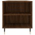 Mesa de centro madera de ingeniería marrón roble 102x44,5x50