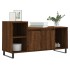 Mueble para TV madera contrachapada marrón roble 100x35x55