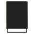 Mueble para TV madera contrachapada negro 100x35x55