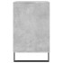 Mueble zapatero madera contrachapada gris hormigón 102x36x60