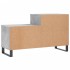 Mueble zapatero madera contrachapada gris hormigón 102x36x60