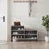 Mueble zapatero madera contrachapada gris Sonoma 102x36x60