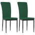 Sillas de comedor 2 unidades terciopelo verde
