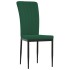 Sillas de comedor 2 unidades terciopelo verde