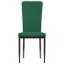 Sillas de comedor 2 unidades terciopelo verde