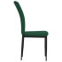 Sillas de comedor 2 unidades terciopelo verde