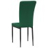 Sillas de comedor 2 unidades terciopelo verde