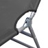 Tumbona plegable con cojín de cabeza y respaldo ajustable
