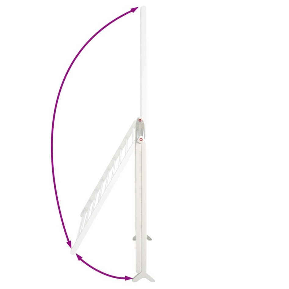 Tendedero extensible para bañera aluminio 53-90