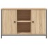 Mueble de TV madera de ingeniería roble Sonoma 100x35x65