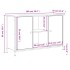 Mueble de TV madera de ingeniería roble Sonoma 100x35x65