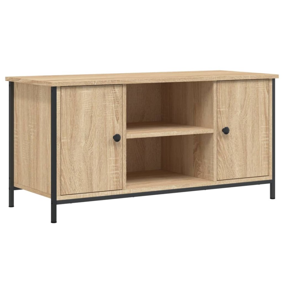 Mueble para TV madera contrachapada roble Sonoma 100x40x50