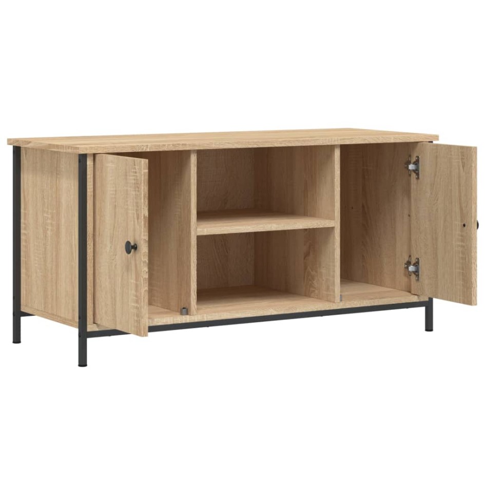 Mueble para TV madera contrachapada roble Sonoma 100x40x50