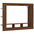 Mueble para TV madera de ingeniería roble marrón 152x22x113
