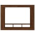Mueble para TV madera de ingeniería roble marrón 152x22x113