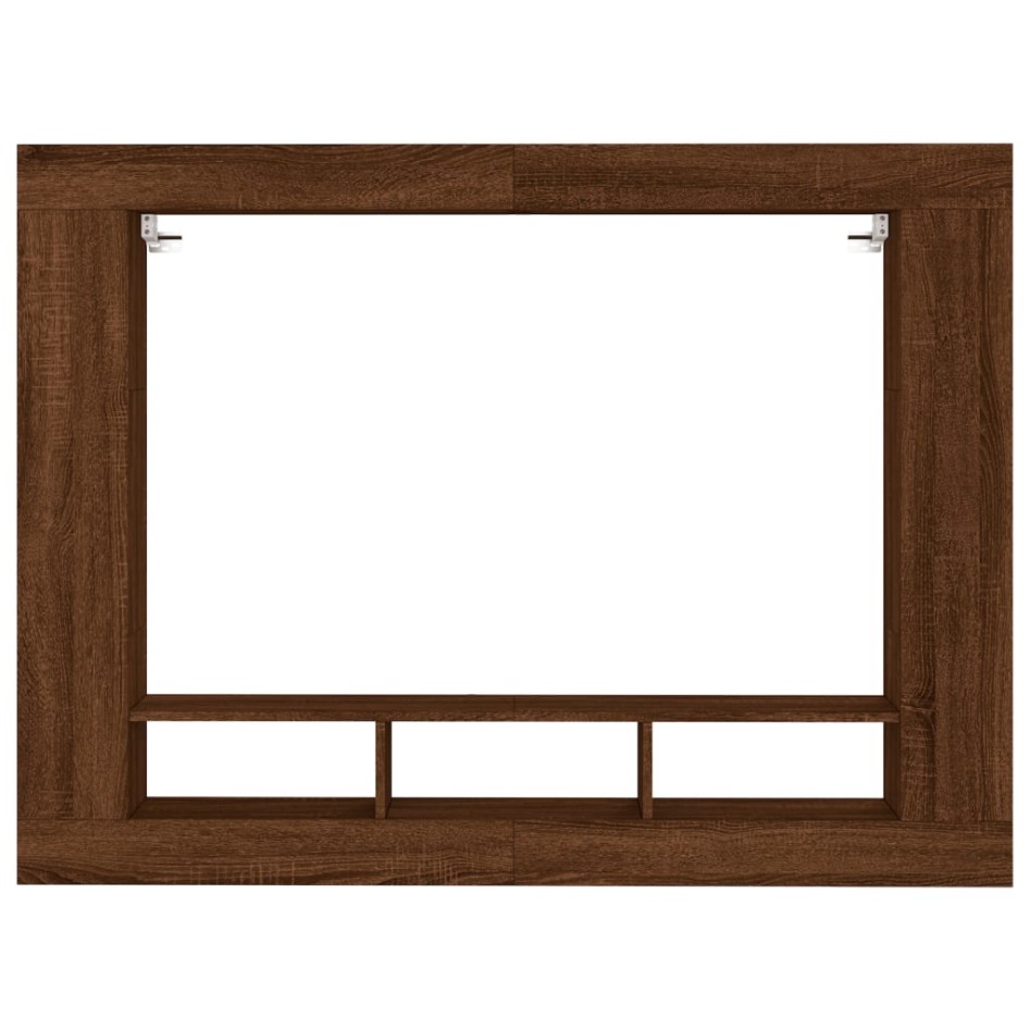 Mueble para TV madera de ingeniería roble marrón 152x22x113