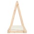 Estructura de cama para niños madera maciza de pino 70x140