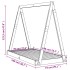 Estructura de cama para niños madera maciza de pino 70x140