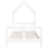 Estructura de cama para niños madera de pino blanco 80x200
